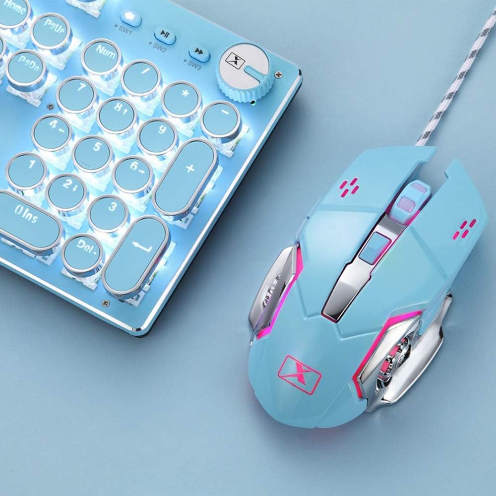X9-Series 104-Key Round Keycaps Mechanical Keyboard Combo